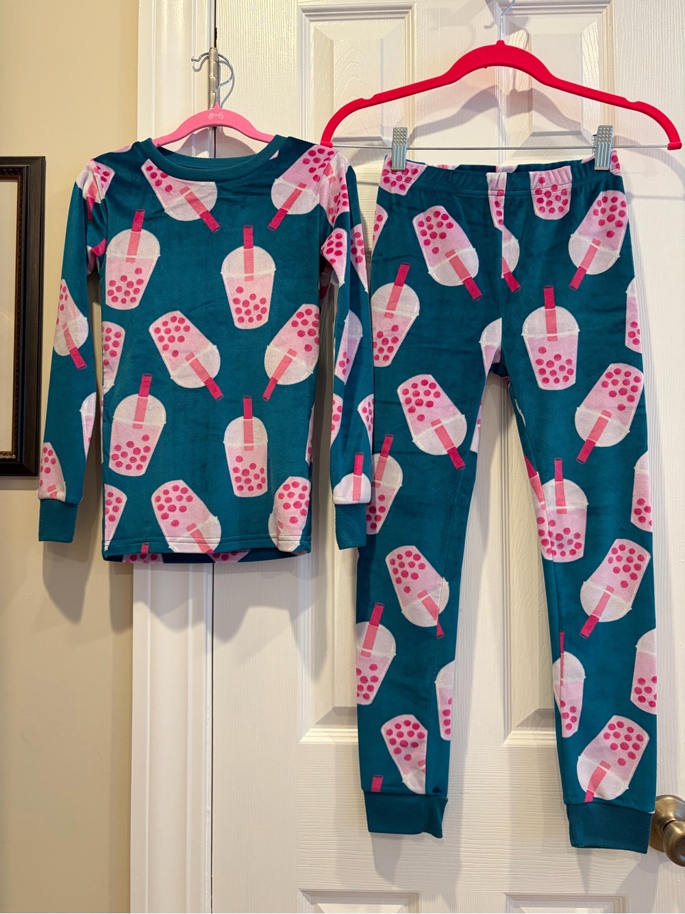 Carterâs Boba/ Bubble Tea Print Pajama Set đ§đŽđ€
